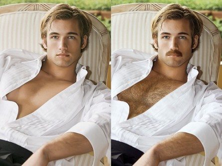 Da glabro a bear, le magie di Photoshop
