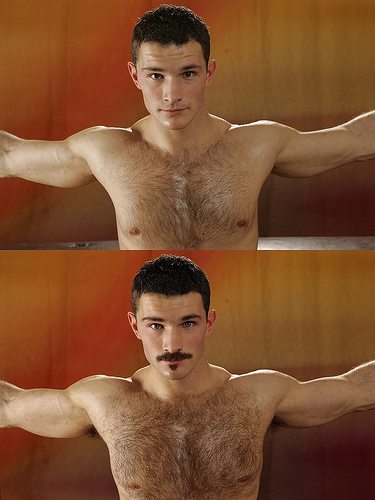 Da glabro a bear, le magie di Photoshop