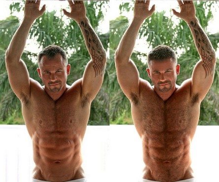 Da glabro a bear, le magie di Photoshop