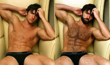 Da glabro a bear, le magie di Photoshop