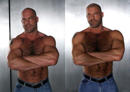 Da glabro a bear, le magie di Photoshop