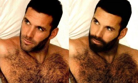 Da glabro a bear, le magie di Photoshop