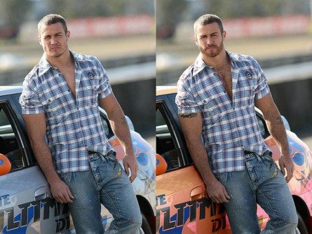 Da glabro a bear, le magie di Photoshop