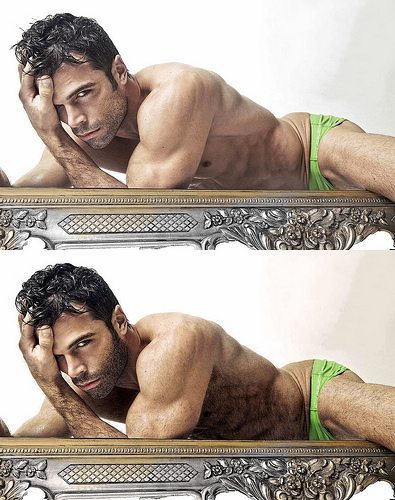 Da glabro a bear, le magie di Photoshop