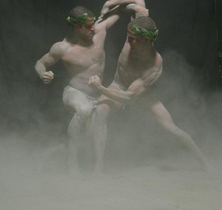 James e Ben, lottatori romani di Oppedisano