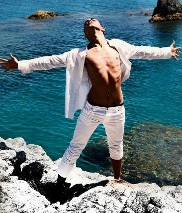 Riccardo, il ballerino di Mister Gay Italia