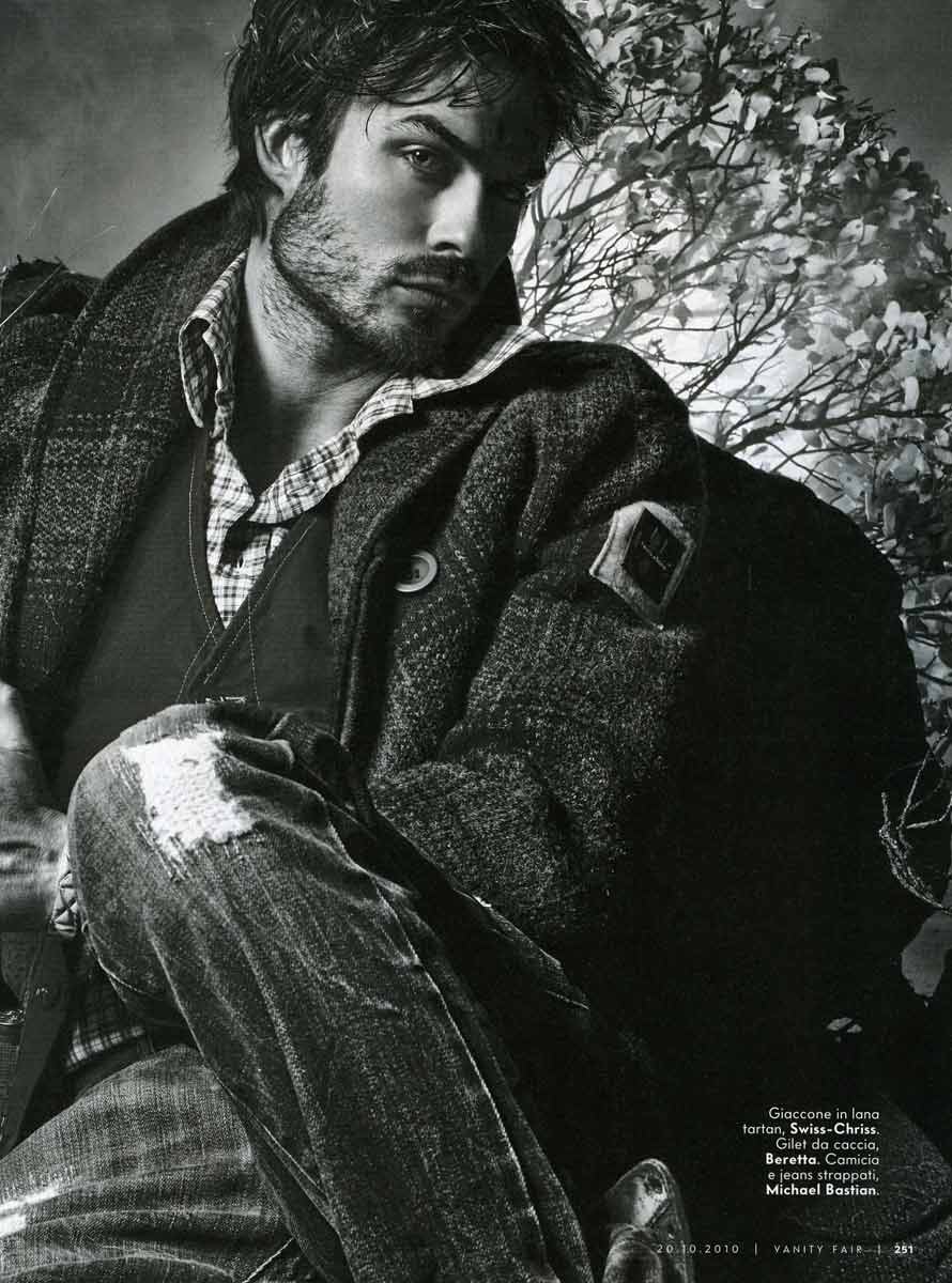 Ian il vampiro posa per Vanity Fair