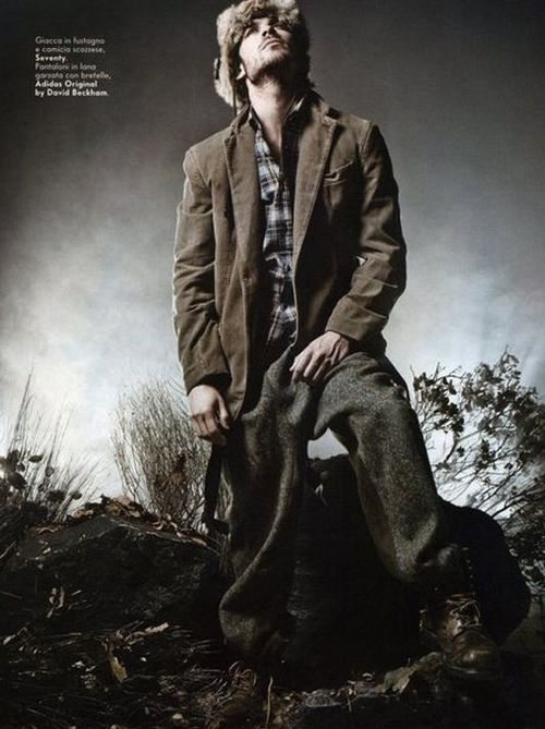 Ian il vampiro posa per Vanity Fair