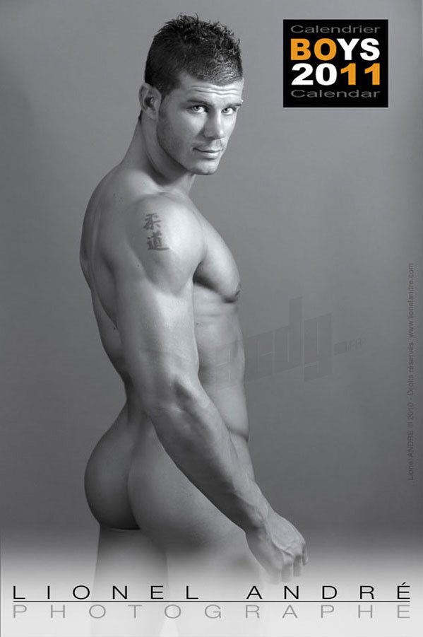 I Boys pi&ugrave; belli di Francia nel calendario di Lionel Andr&eacute;