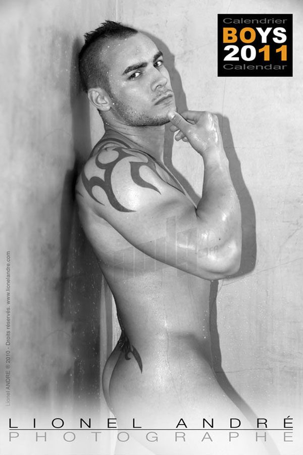 I Boys pi&ugrave; belli di Francia nel calendario di Lionel Andr&eacute;