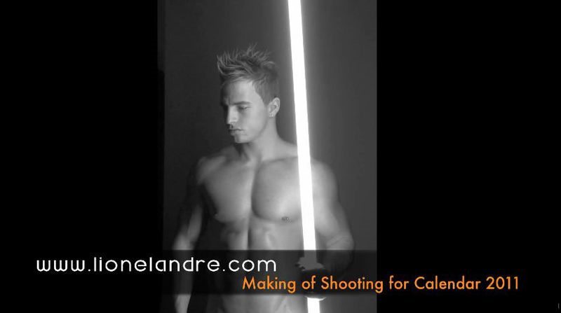 I Boys pi&ugrave; belli di Francia nel calendario di Lionel Andr&eacute;
