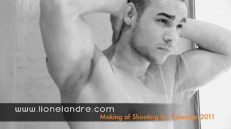 I Boys pi&ugrave; belli di Francia nel calendario di Lionel Andr&eacute;