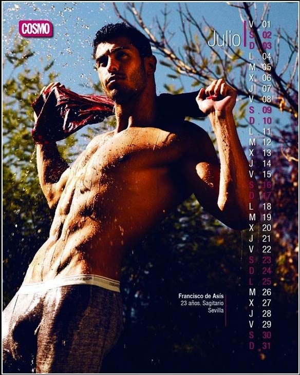 Ecco il calendario di Cosmopolitan TV con i 12 Chicos Cosmo