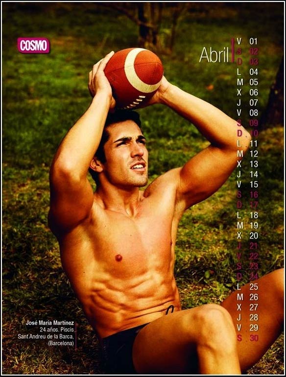 Ecco il calendario di Cosmopolitan TV con i 12 Chicos Cosmo