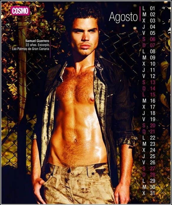 Ecco il calendario di Cosmopolitan TV con i 12 Chicos Cosmo