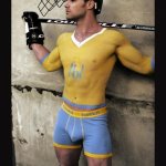 Athletic Performance: body painting e shorts attillatissimi - Thumbnail