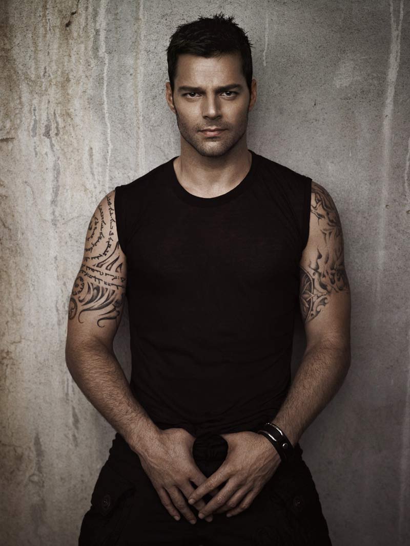 Le foto di Ricky Martin nel back stage di Musica Alma Sexo