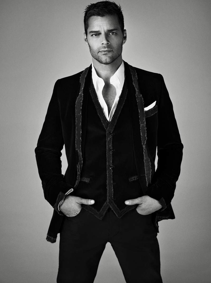Le foto di Ricky Martin nel back stage di Musica Alma Sexo