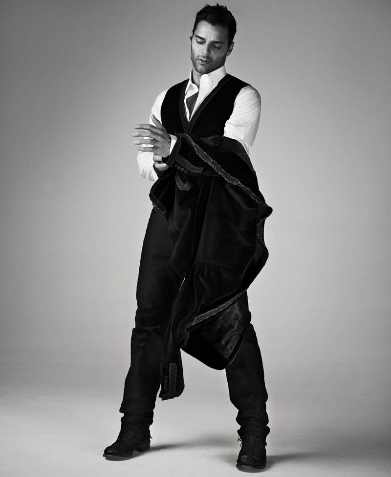 Le foto di Ricky Martin nel back stage di Musica Alma Sexo