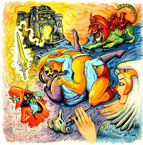 I muscoli di He-Man e Skeletor in mostra per beneficienza