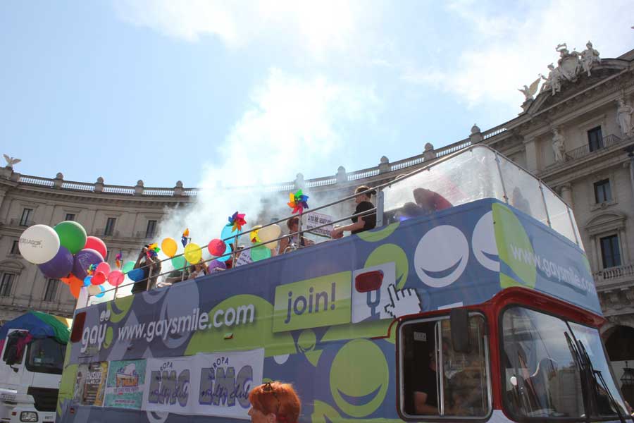 Le foto dell'Europride: i carri