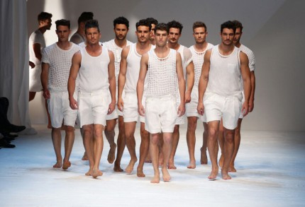 David Gandy (e non solo) a petto nudo per D&G