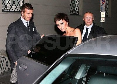 Le foto di Beckham e Victoria a Milano