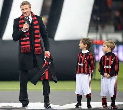 Le foto di Beckham e Victoria a Milano