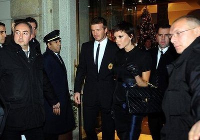 Le foto di Beckham e Victoria a Milano