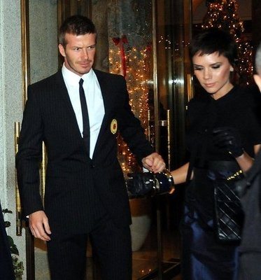 Le foto di Beckham e Victoria a Milano