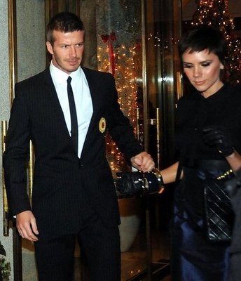 Le foto di Beckham e Victoria a Milano