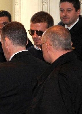 Le foto di Beckham e Victoria a Milano