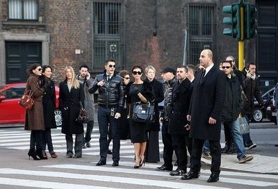 Le foto di Beckham e Victoria a Milano