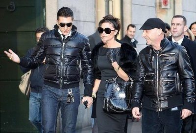 Le foto di Beckham e Victoria a Milano