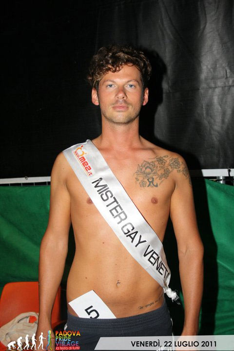 Alessandro Panizzolo &egrave; Mister Gay Veneto