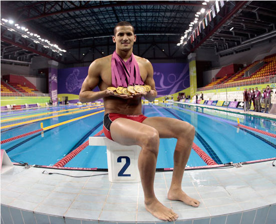 Oussama Mellouli, il nuotatore tunisino che vince tutto