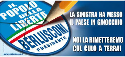 Elezioni 2008 - i manifesti taroccati