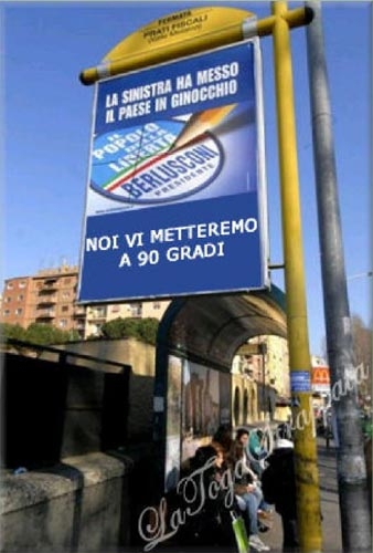 Elezioni 2008 - i manifesti taroccati