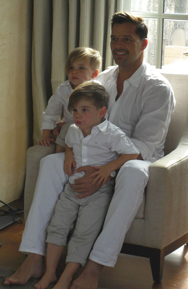 La famiglia Martin al completo su Vanity Fair spagnolo