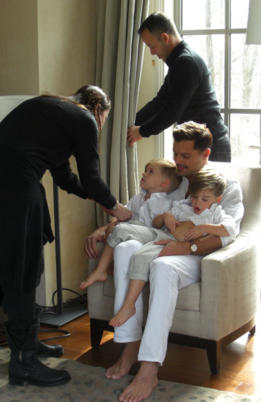 La famiglia Martin al completo su Vanity Fair spagnolo