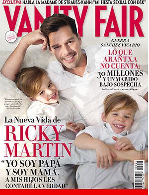 La famiglia Martin al completo su Vanity Fair spagnolo