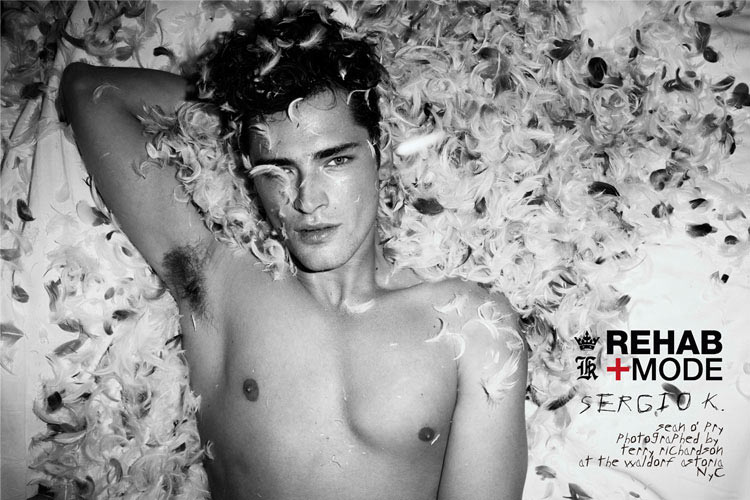 Sergio K: rehab &egrave; moda con Sean O'Pry e i gemelli Patriota