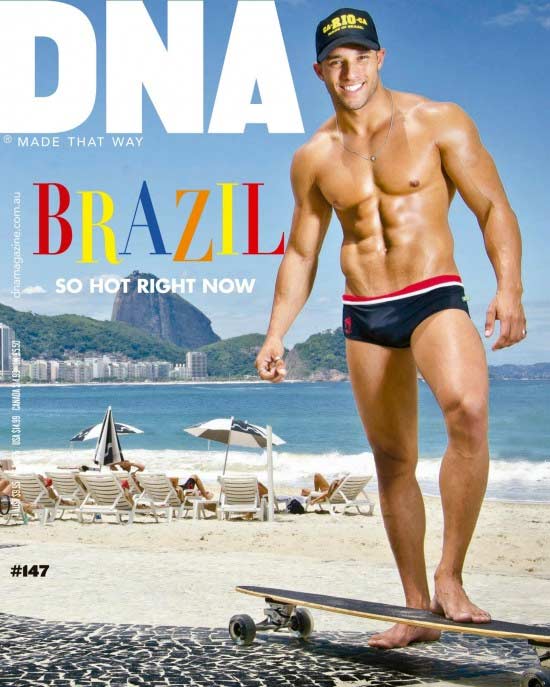 Roger il brasiliano sulla copertina di DNA