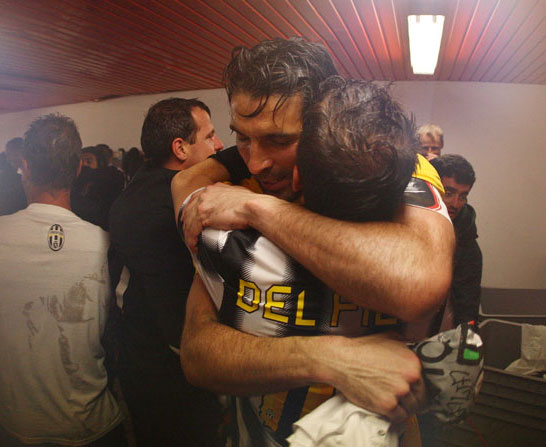 La Juve campione d'Italia: la gioia negli spogliatoi