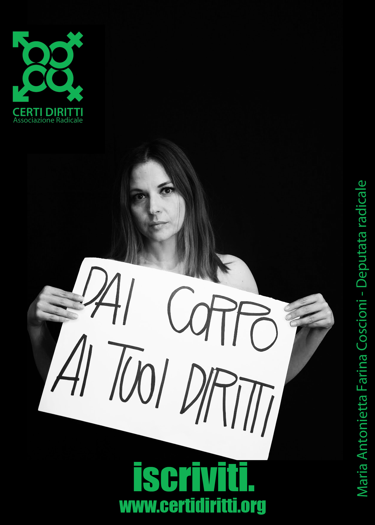Certi Diritti, Radicali nudi per il rinnovo delle iscrizioni