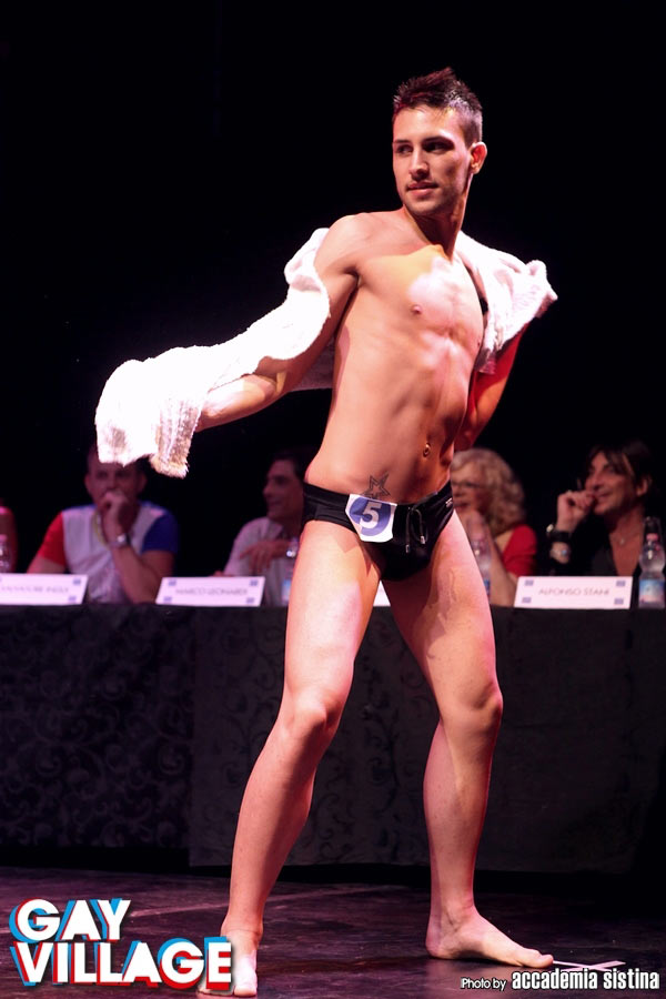 Il biondo Christian &egrave; Mister Gay Lazio 2012