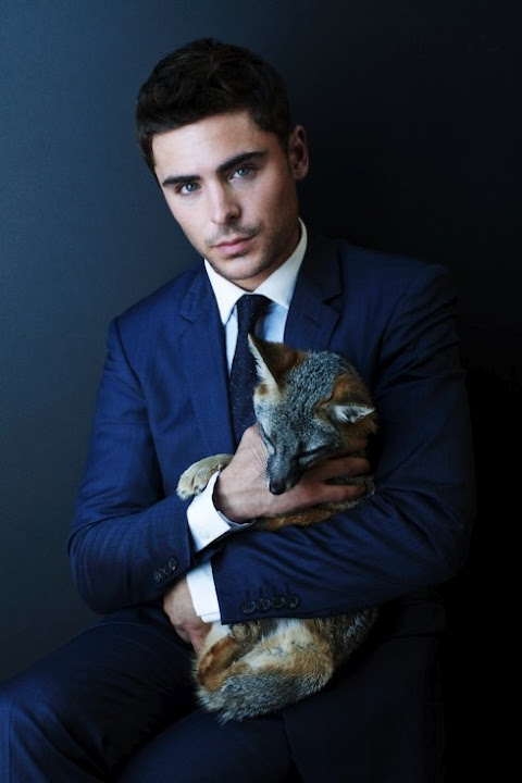 Zac Efron e gli animali. L'attore fra ricci, uccelli e volpi