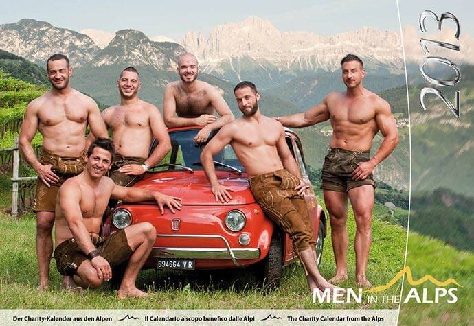 Tornano gli Uomini sulle Alpi con il loro calendario sexy