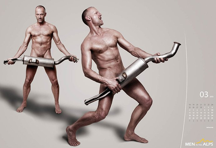 Tornano gli Uomini sulle Alpi con il loro calendario sexy
