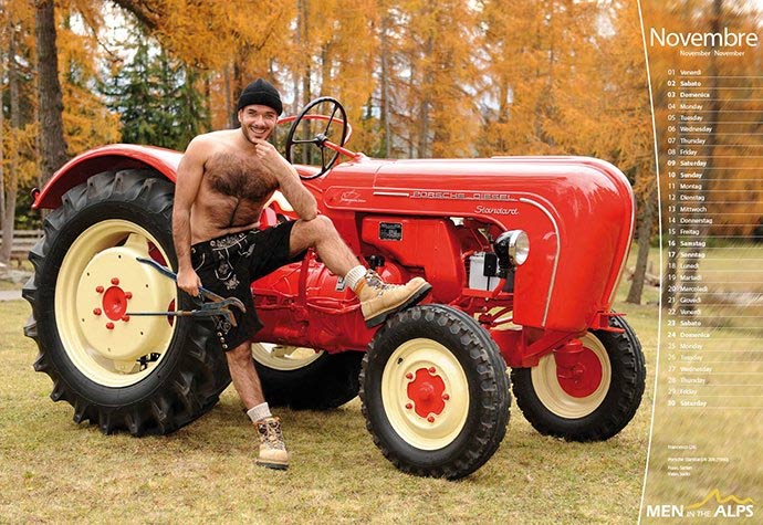 Tornano gli Uomini sulle Alpi con il loro calendario sexy